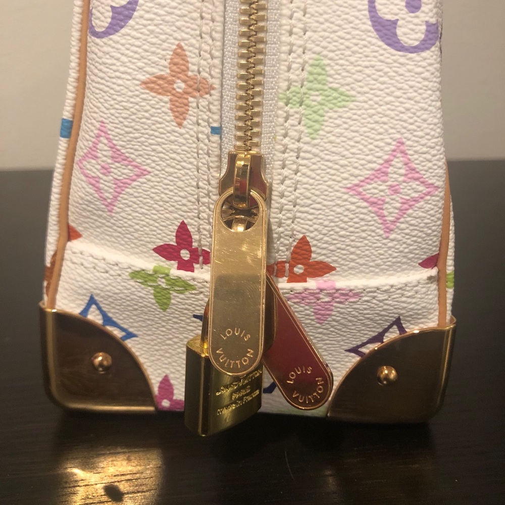 Authentic Louis Vuitton Multicolor Trouville Bag White - Picture 5 of 16